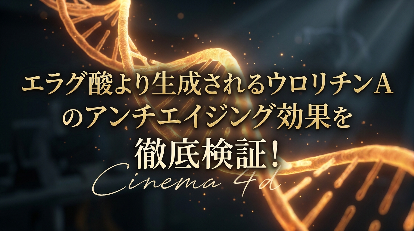 エラグ酸より生成されるウロリチンA のアンチエイジング効果を徹底検証！