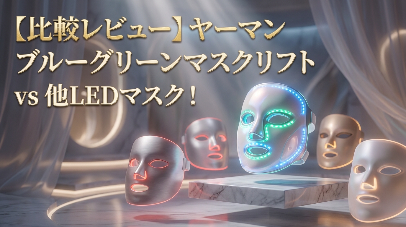 【比較レビュー】ヤーマン ブルーグリーンマスクリフト vs 他LEDマスク！