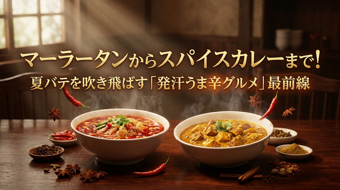 マーラータンからスパイスカレーまで！夏バテを吹き飛ばす「発汗うま辛グルメ」最前線