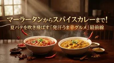 マーラータンからスパイスカレーまで！夏バテを吹き飛ばす「発汗うま辛グルメ」最前線