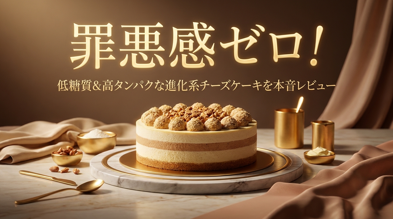 罪悪感ゼロ！低糖質＆高タンパクな進化系チーズケーキを本音レビュー