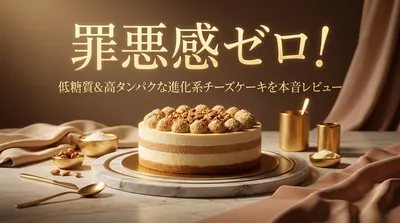 罪悪感ゼロ！低糖質＆高タンパクな進化系チーズケーキを本音レビュー