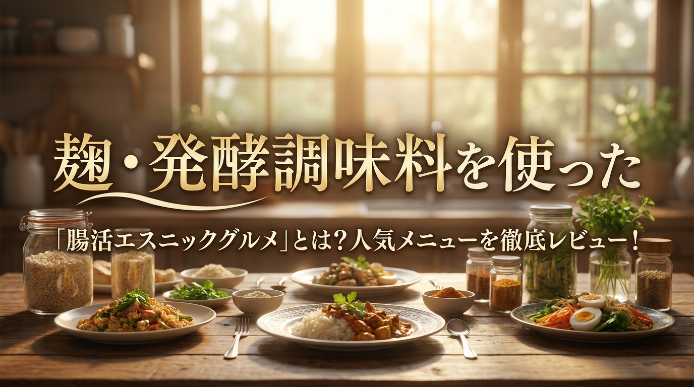 麹・発酵調味料を使った「腸活エスニックグルメ」とは？人気メニューを徹底レビュー！