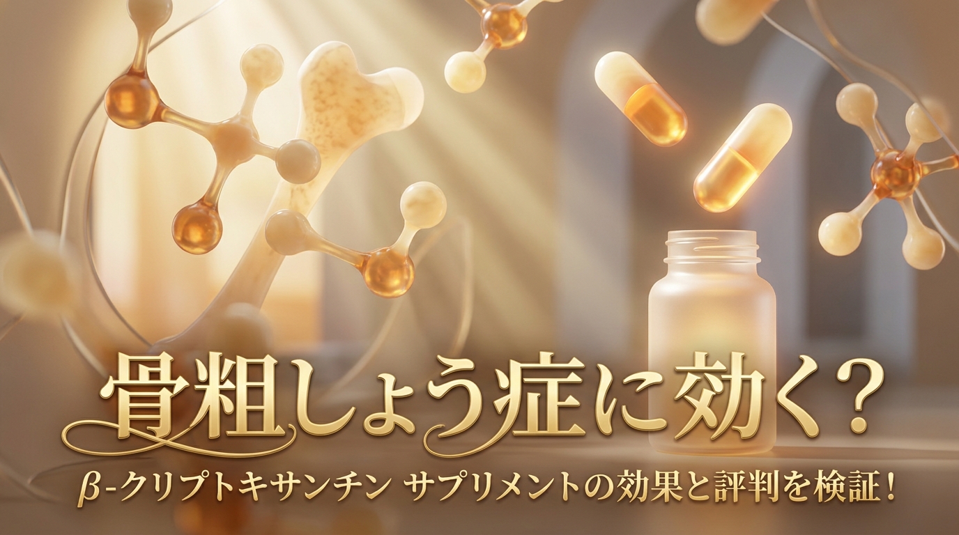 骨粗しょう症に効く？β-クリプトキサンチン サプリメントの効果と評判を検証！
